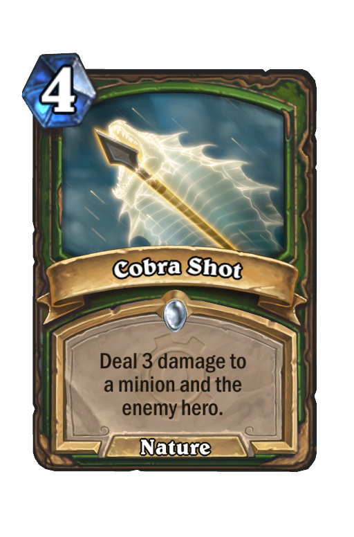 Cobra Shot Hearthstone kártya