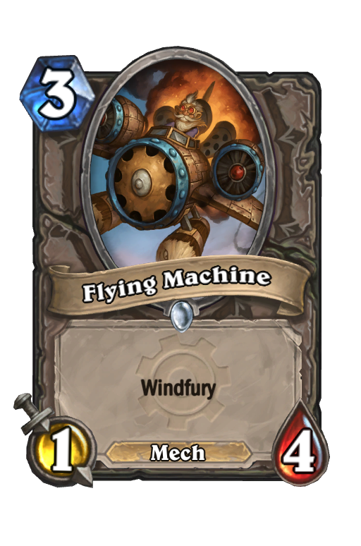 Flying Machine Hearthstone kártya
