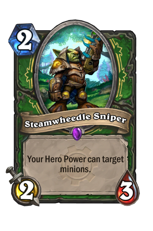 Steamwheedle Sniper Hearthstone kártya