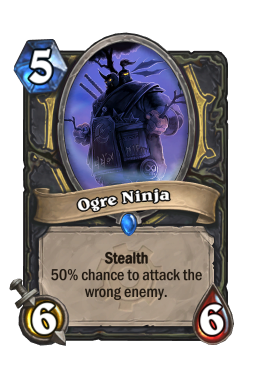 Ogre Ninja Hearthstone kártya