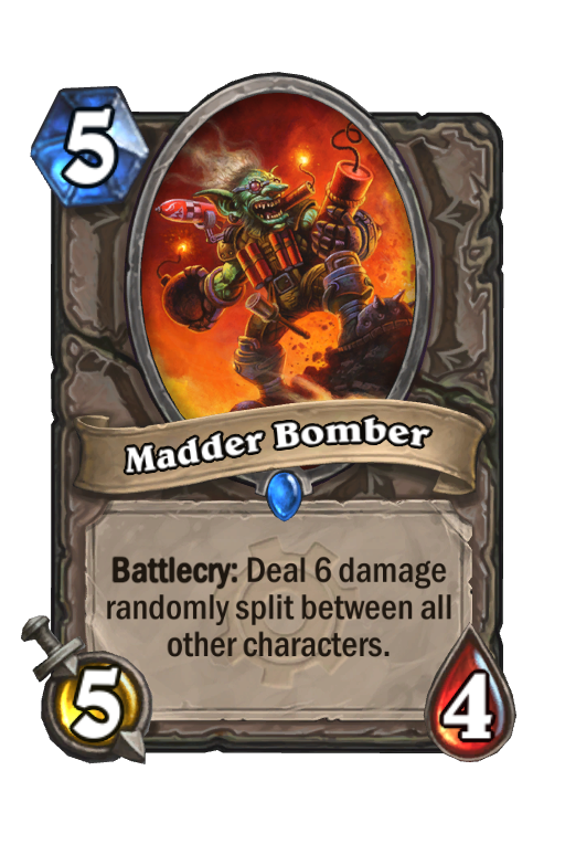 Madder Bomber Hearthstone kártya