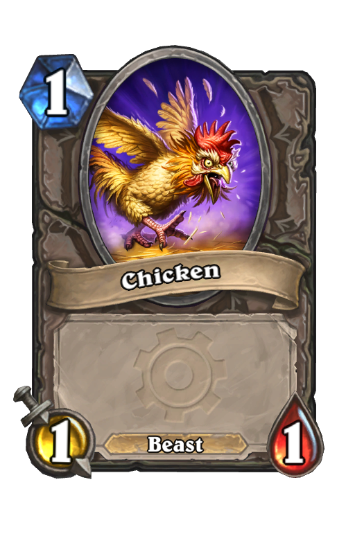 Chicken Hearthstone kártya