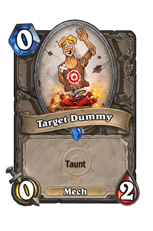 Target Dummy Hearthstone kártya