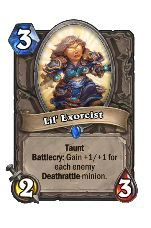 Lil' Exorcist Hearthstone kártya