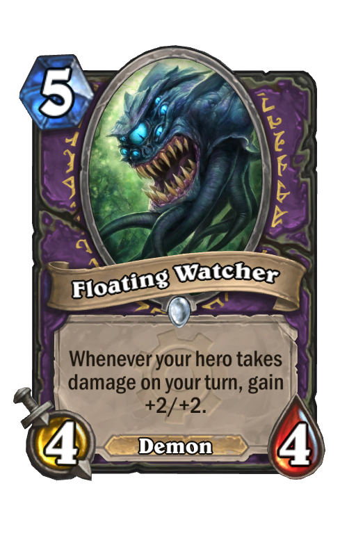 Floating Watcher Hearthstone kártya