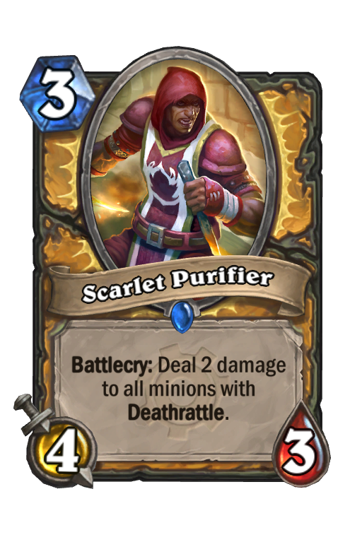 Scarlet Purifier Hearthstone kártya