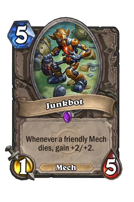 Junkbot Hearthstone kártya