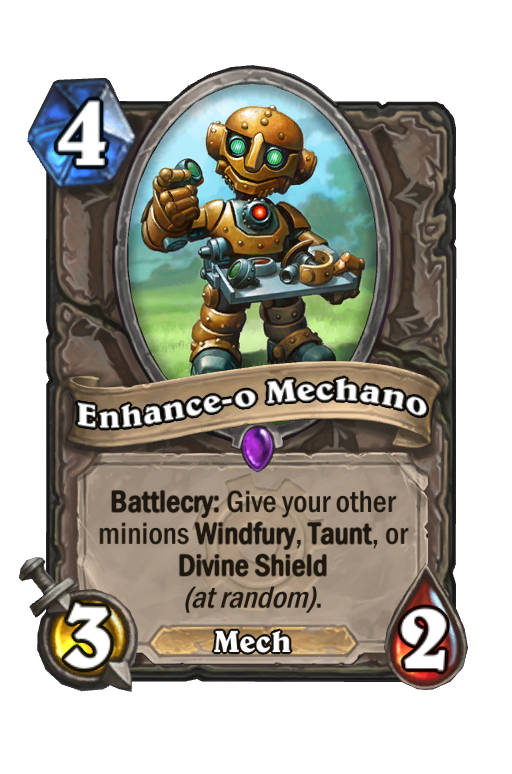 Enhance-o Mechano Hearthstone kártya