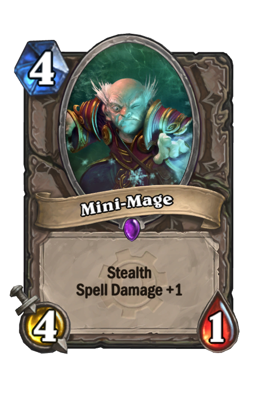 Mini-Mage Hearthstone kártya