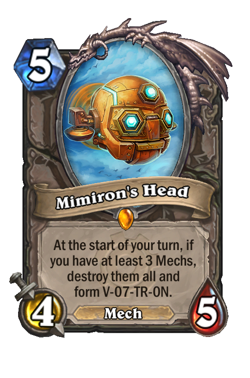 Mimiron's Head Hearthstone kártya