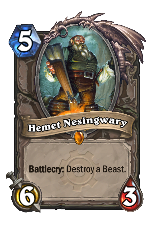Hemet Nesingwary Hearthstone kártya