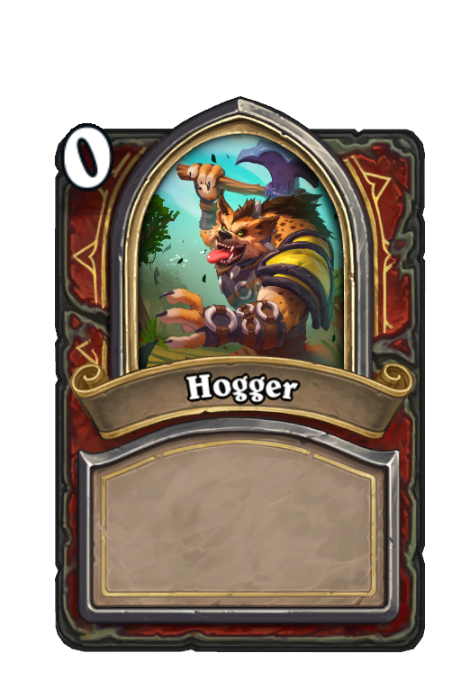 Hogger Hearthstone kártya