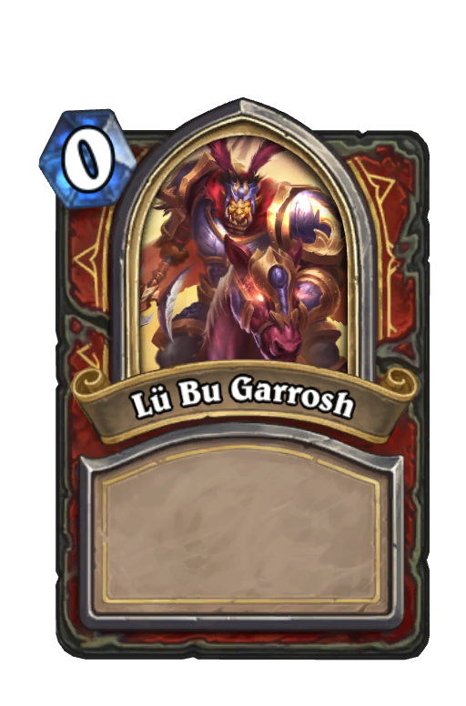 Lü Bu Garrosh Hearthstone kártya