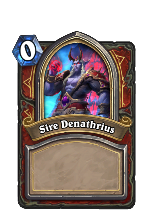 Sire Denathrius Hearthstone kártya