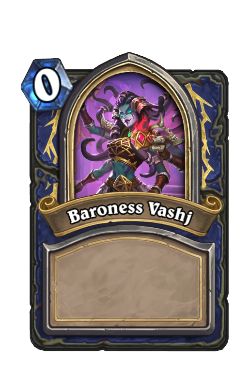 Baroness Vashj Hearthstone kártya