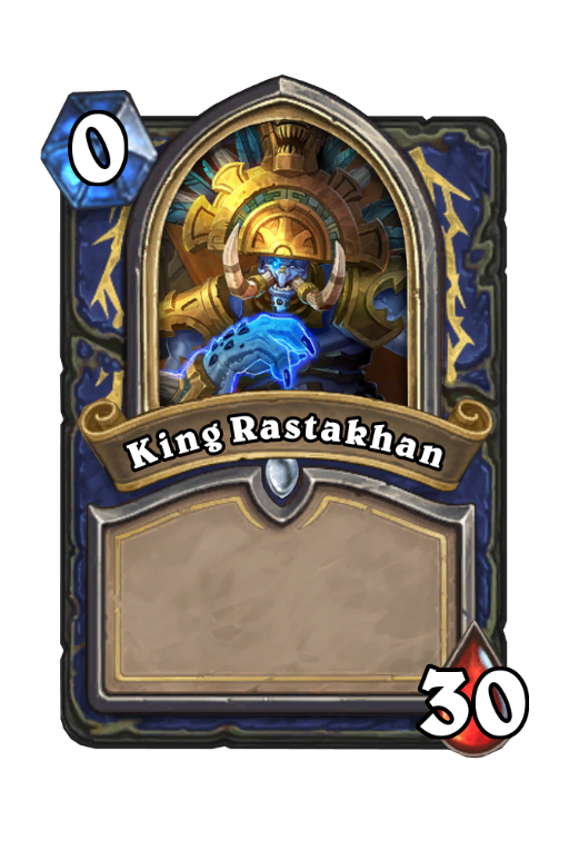 King Rastakhan Hearthstone kártya