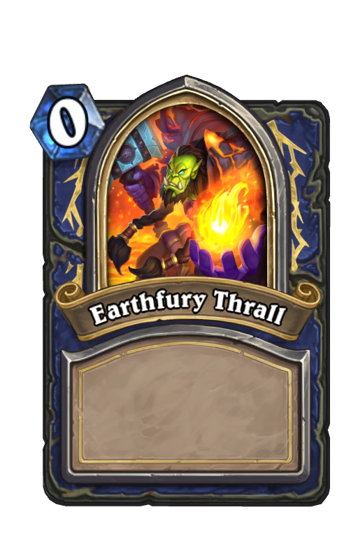Earthfury Thrall Hearthstone kártya