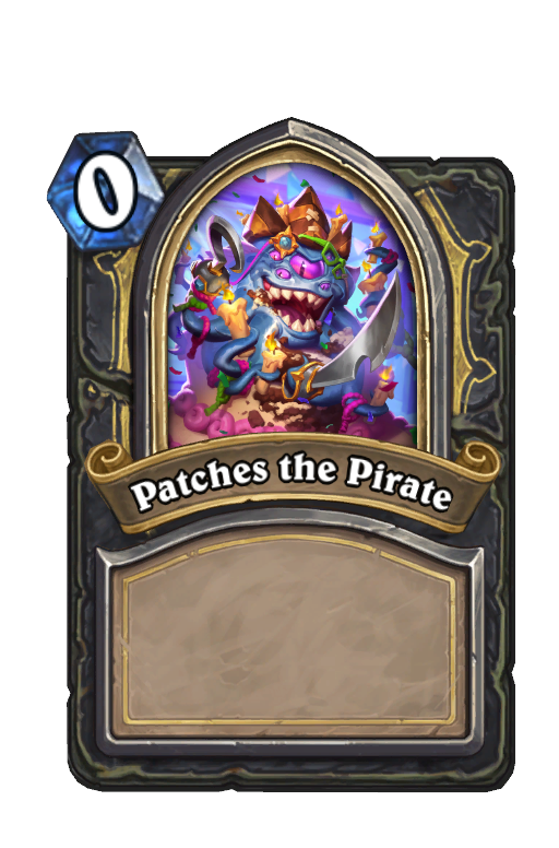 Patches the Pirate Hearthstone kártya