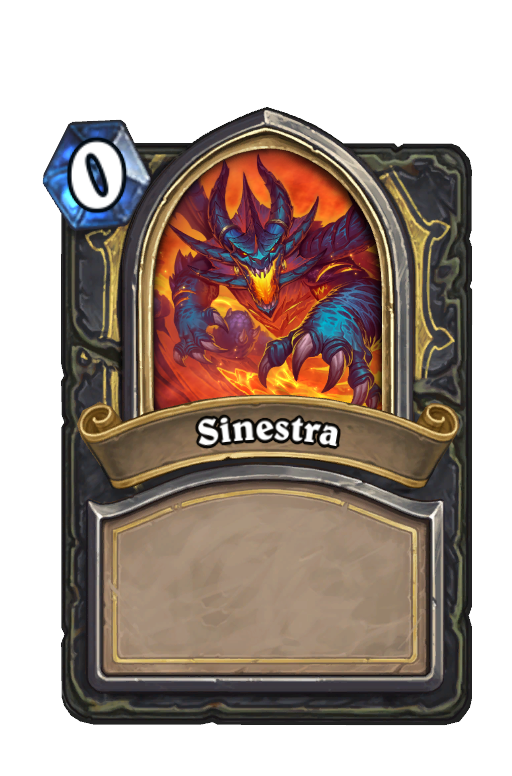 Sinestra Hearthstone kártya