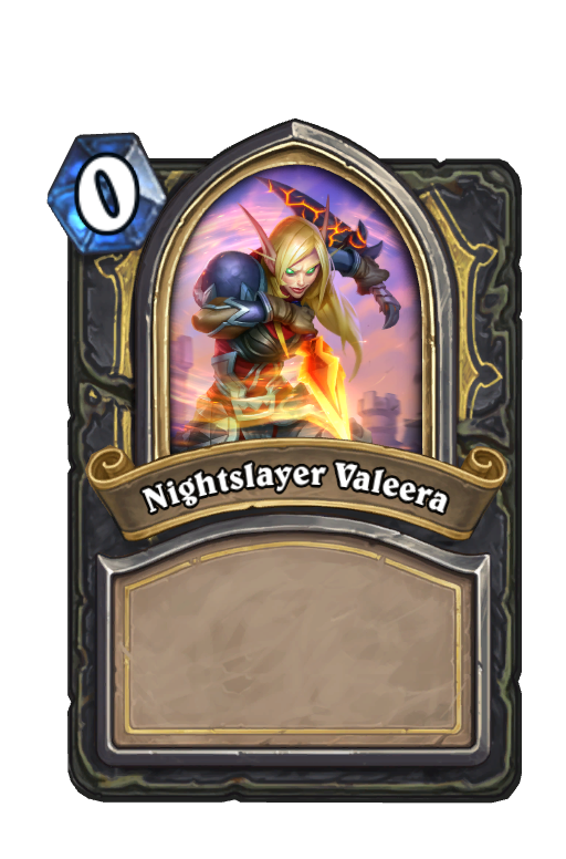 Nightslayer Valeera Hearthstone kártya