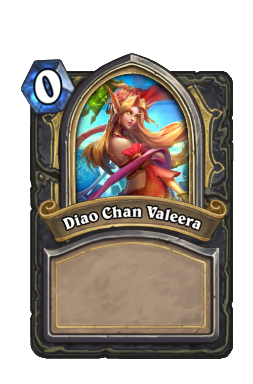 Diao Chan Valeera Hearthstone kártya