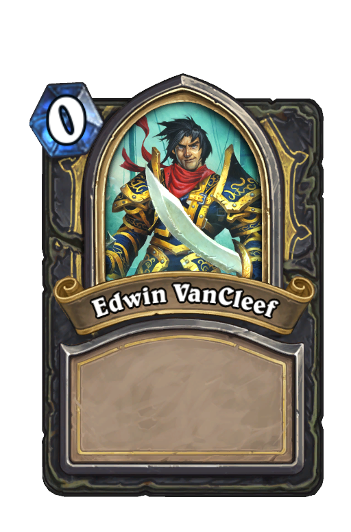 Edwin VanCleef Hearthstone kártya