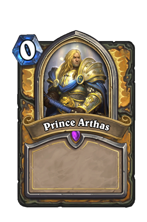 Prince Arthas Hearthstone kártya