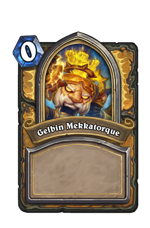 Gelbin Mekkatorque Hearthstone kártya