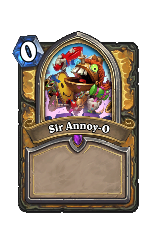 Sir Annoy-O Hearthstone kártya