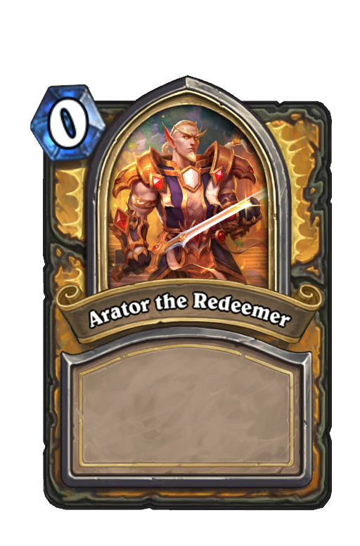 Arator the Redeemer Hearthstone kártya