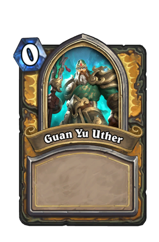 Guan Yu Uther Hearthstone kártya