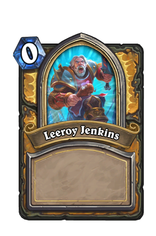 Leeroy Jenkins Hearthstone kártya