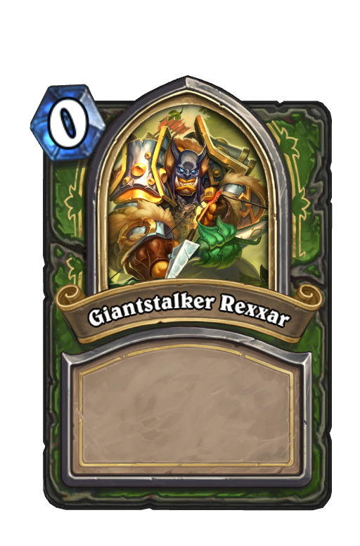 Giantstalker Rexxar Hearthstone kártya