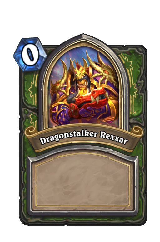 Dragonstalker Rexxar Hearthstone kártya