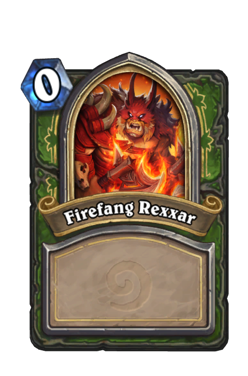 Firefang Rexxar Hearthstone kártya
