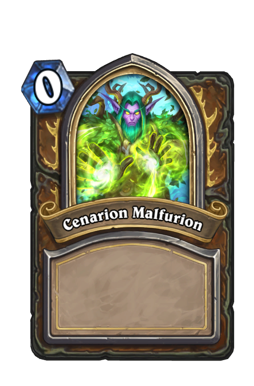 Cenarion Malfurion Hearthstone kártya