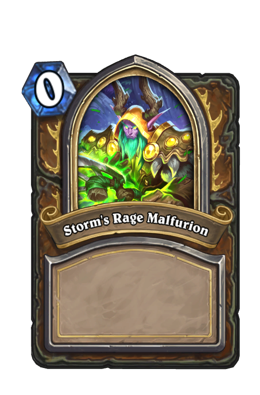 Storm's Rage Malfurion Hearthstone kártya