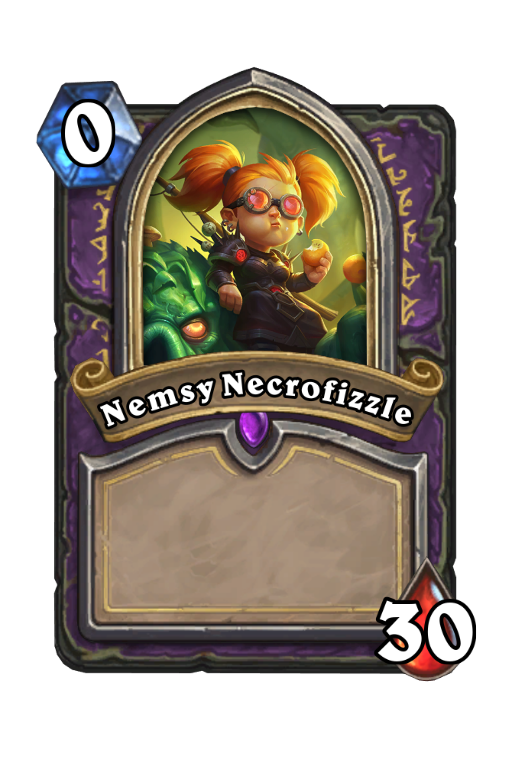 Nemsy Necrofizzle Hearthstone kártya