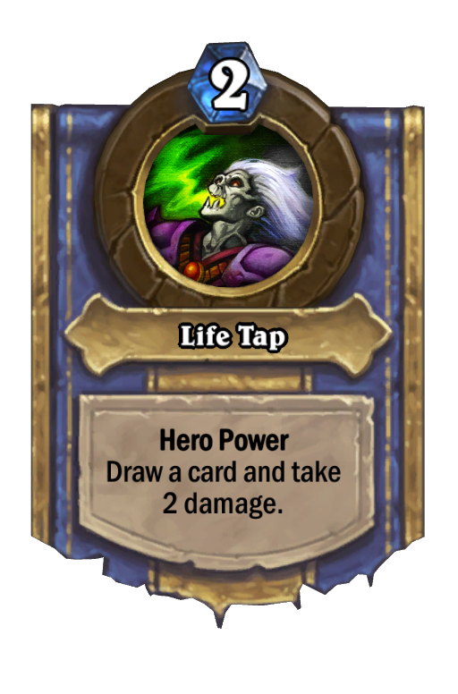 Life Tap Hearthstone kártya