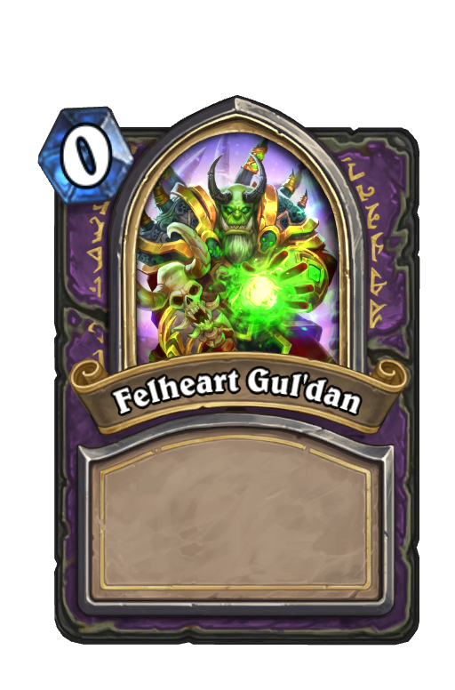 Felheart Gul'dan Hearthstone kártya