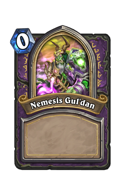 Nemesis Gul'dan Hearthstone kártya