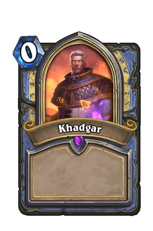 Khadgar Hearthstone kártya