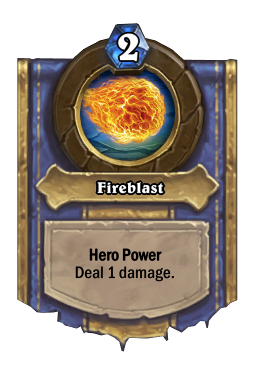 Fireblast Hearthstone kártya
