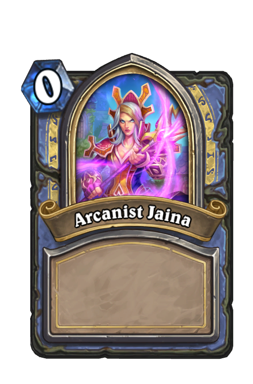 Arcanist Jaina Hearthstone kártya