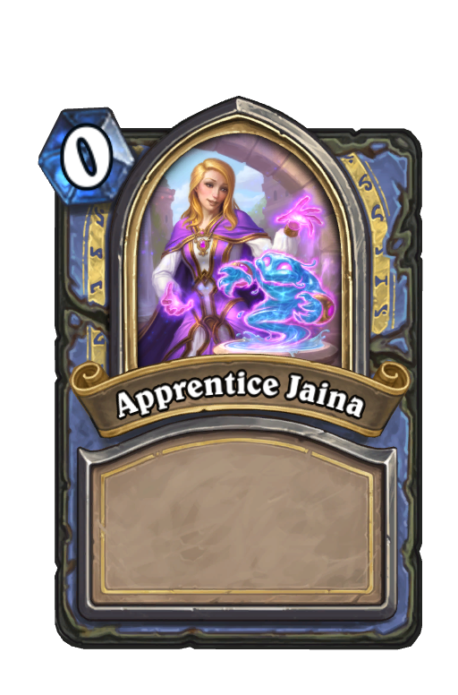 Apprentice Jaina Hearthstone kártya