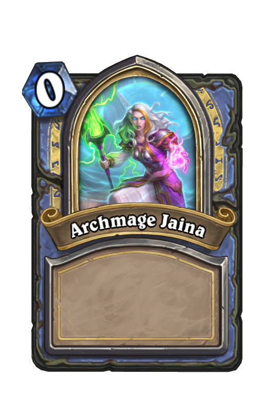 Archmage Jaina Hearthstone kártya