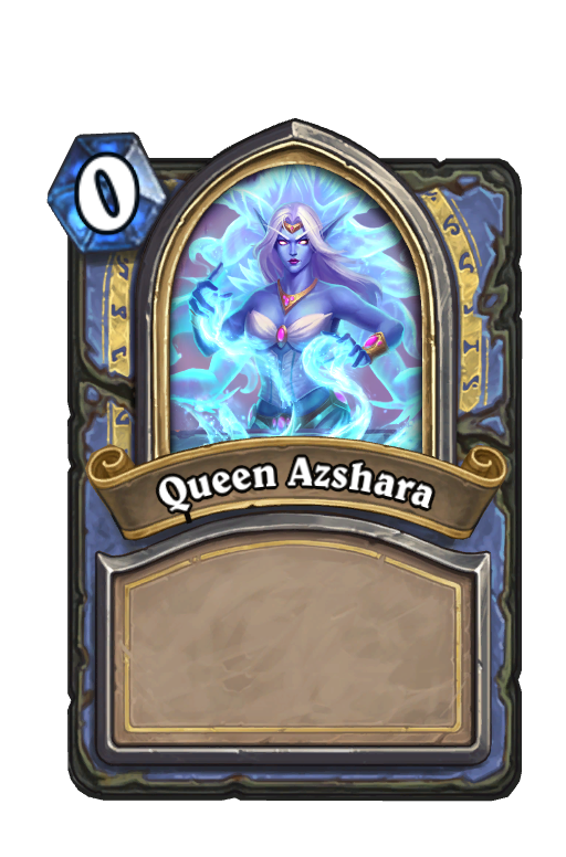Queen Azshara Hearthstone kártya