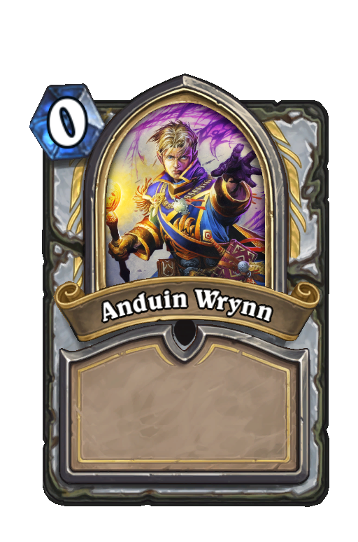 Anduin Wrynn Hearthstone kártya