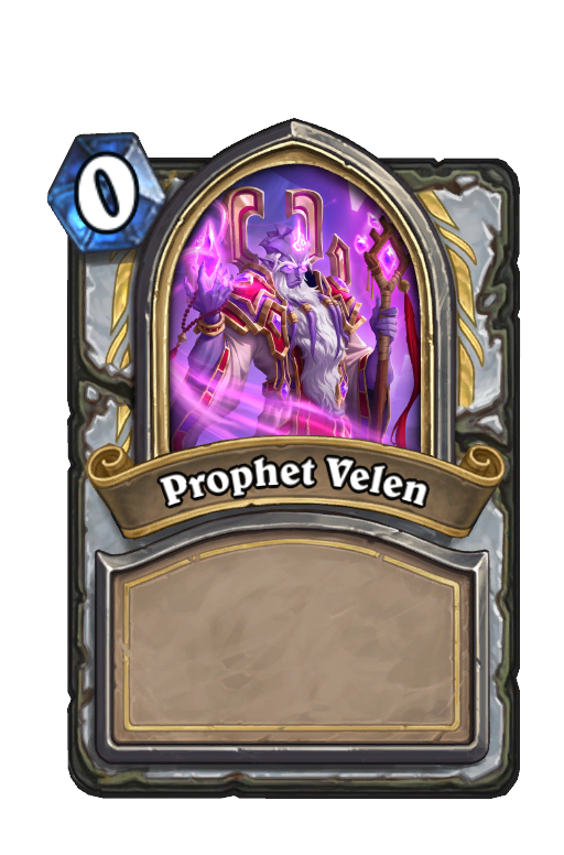 Prophet Velen Hearthstone kártya