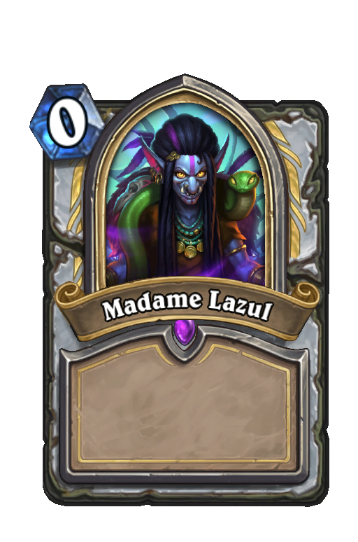 Madame Lazul Hearthstone kártya